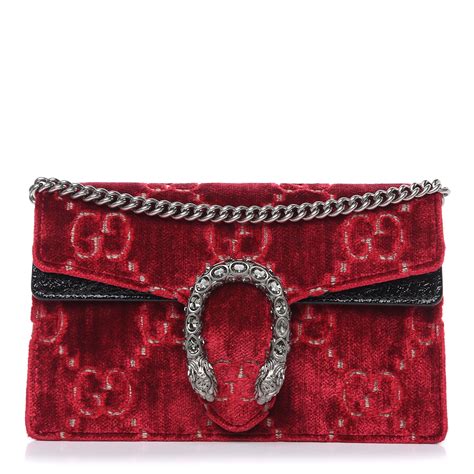 gucci velvet mini dionysus